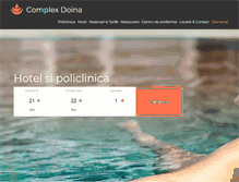 Tablet Screenshot of complexdoina.ro